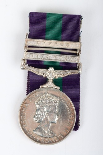 2 Clasp General Service Medal to the Royal West Kent Regiment