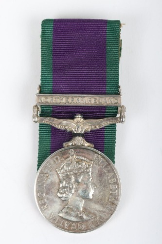 General Service Medal to the Life Guards for Service in Northern Ireland