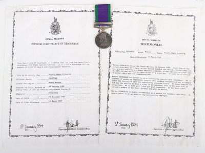 Royal Marine General Service Medal for Operation Haven - 6