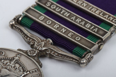 3 Claps General Service Medal to the Leicestershire Regiment - 3