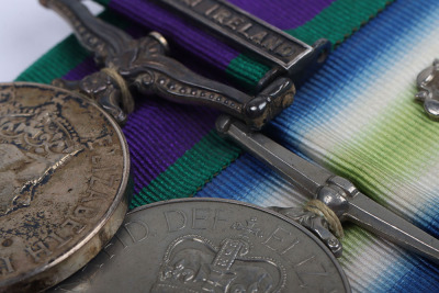 Falklands War and Northern Ireland Campaign Medal Pair to the Scots Guards - 5