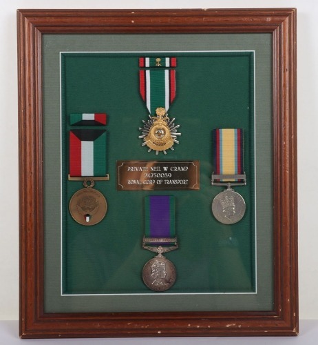 First Gulf War Campaign Medal Group of Four Royal Corps of Transport