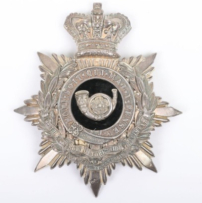 Victorian 1st Volunteer Battalion The South Yorkshire Regiment Officers Home Service Helmet