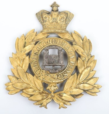Victorian 12th (Suffolk&rsquo;s) Regiment of Foot Officers 1869-78 Shako Plate