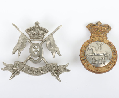 2x Victorian Cavalry Regiment Cap Badges