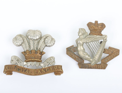 2x Victorian Cavalry Regiment Cap Badges