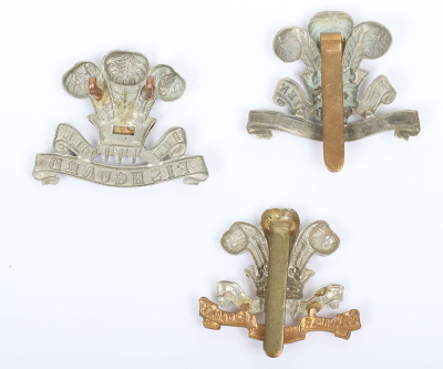 3x Welsh Yeomanry Regiments Cap Badges - 2