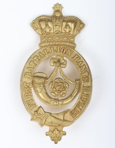 Victorian 1st Battalion Hampshire Rifles Glengarry Badge