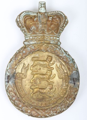 Royal Jersey Militia Albert Pattern Shako Badge 1839-55 - 2