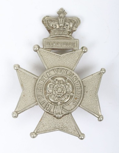 Victorian 1st Hampshire Rifle Volunteers Glengarry Badge