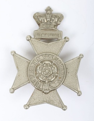 Victorian 1st Hampshire Rifle Volunteers Glengarry Badge