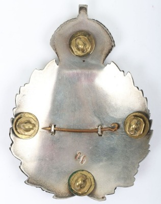 5th Battalion Gloucestershire Regiment Officers Cross Belt Plate - 2