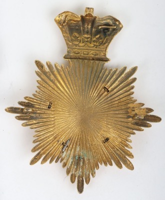 Victorian Officers French Shako Plate 1855-61 and Coloured Portrait Image of Richard William Barnardiston Crowther 63rd (West Suffolk) Regiment of Foot - 6