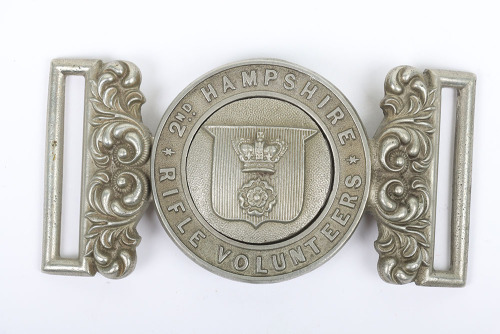 Victorian 2nd Hampshire Rifle Volunteers Officers Waist Belt Clasp