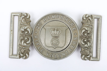 Victorian 2nd Hampshire Rifle Volunteers Officers Waist Belt Clasp