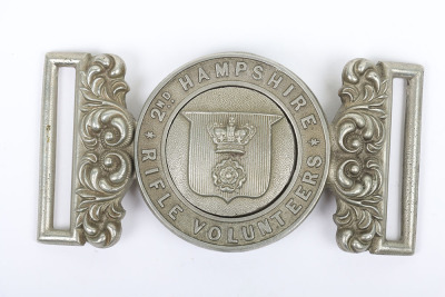 Victorian 2nd Hampshire Rifle Volunteers Officers Waist Belt Clasp