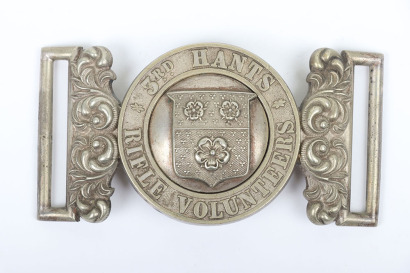 Victorian 3rd Hampshire Rifle Volunteers Officers Waist Belt Clasp