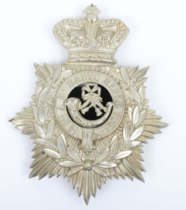 Victorian 1st Administration Battalion Hants Rifle Volunteers Helmet Plate