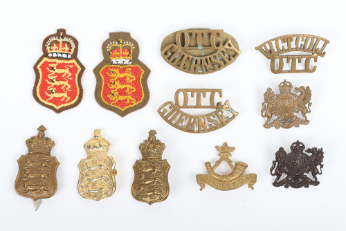 Grouping of Channel Islands OTC and Schools Badges