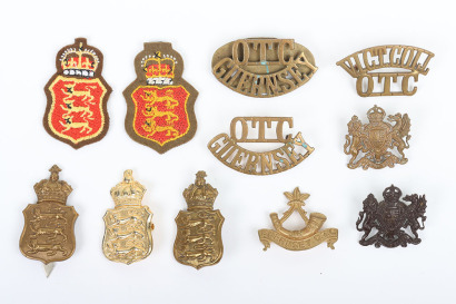 Grouping of Channel Islands OTC and Schools Badges