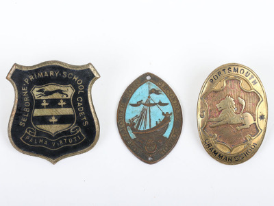 Portsmouth Grammar School Cap Badge