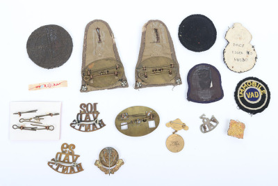 Grouping of Red Cross and Voluntary Aid Detachment (V.A.D) Badges and Insignia of Mostly Hampshire Interest, - 2