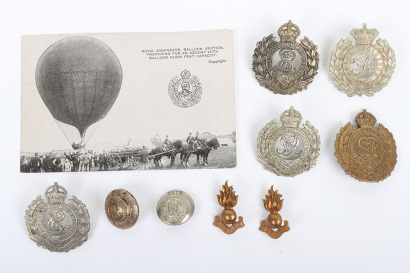 Grouping of Royal Engineers Badges