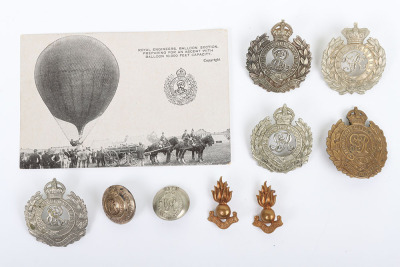 Grouping of Royal Engineers Badges