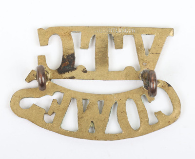 Scarce Isle of Wight Cowes VTC Shoulder Title - 2