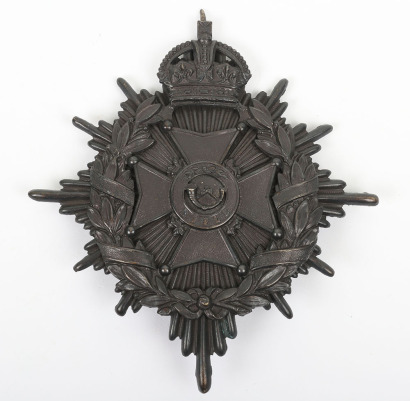 15th Middlesex Rifle Volunteers 1881-87 Helmet Plate