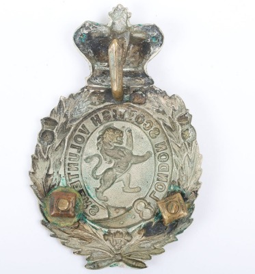 * Victorian London Scottish Volunteers Pouch Badge - 2