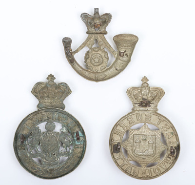 3x Victorian Glengarry Badges - 2