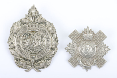 Victorian 1st Argyll Highland Rifle Volunteers Glengarry Badge