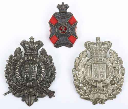 Victorian London Rifle Brigade Shako Plate