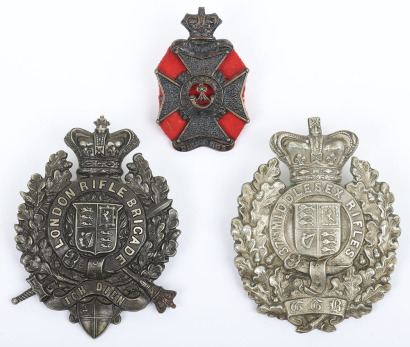 Victorian London Rifle Brigade Shako Plate