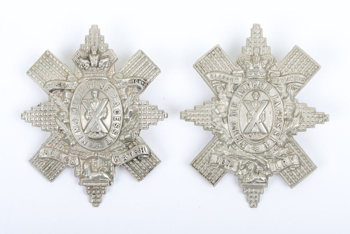 Victorian 10th Lanarkshire Rifle Volunteers Glengarry Badge