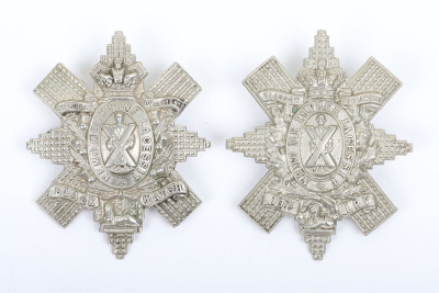 Victorian 10th Lanarkshire Rifle Volunteers Glengarry Badge