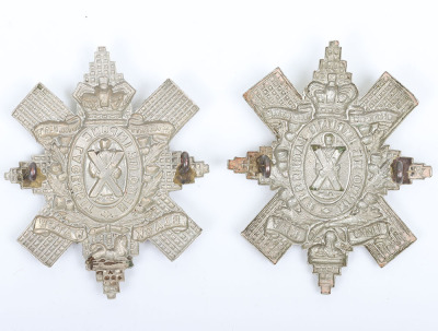 Victorian 10th Lanarkshire Rifle Volunteers Glengarry Badge - 2