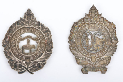 1st Renfrew Volunteer Battalion Argyll & Sutherland Highlanders Glengarry Badge - 2
