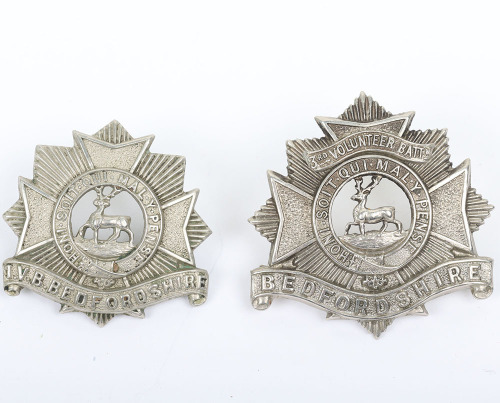1st & 3rd Volunteer Battalion Bedfordshire Regiment Cap Badges