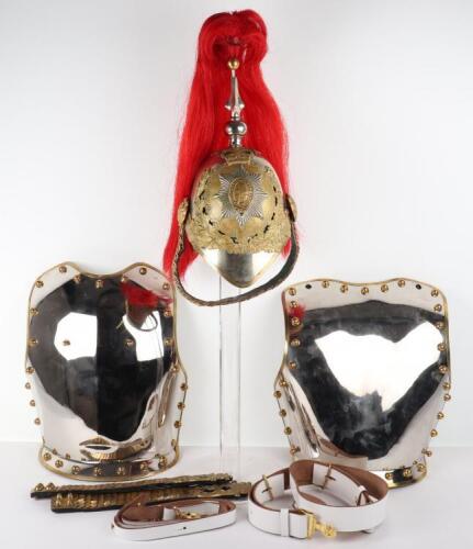 Elizabeth II Royal Horse Guards (Blues & Royals) Household Cavalry Helmet & Cuirass Set