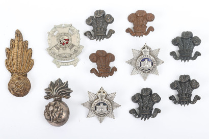 Grouping of Volunteer Battalion Collar Badges