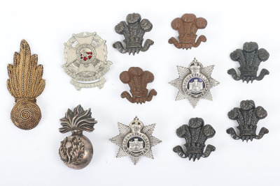 Grouping of Volunteer Battalion Collar Badges