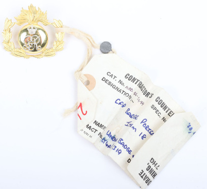 Sealed Pattern Royal Marines Portsmouth Band Cap Badge