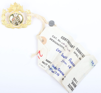 Sealed Pattern Royal Marines Portsmouth Band Cap Badge