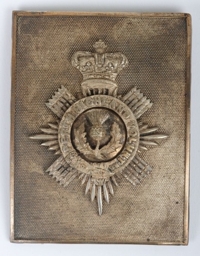 * Victorian Perth Highland Volunteers Officers Shoulder Belt Plate
