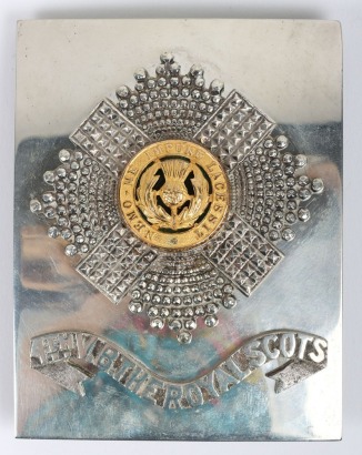 * 4th Volunteer Battalion The Royal Scots Officers Shoulder Belt Plate