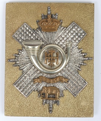 * Victorian Highland Light Infantry Officers Shoulder Belt Plate