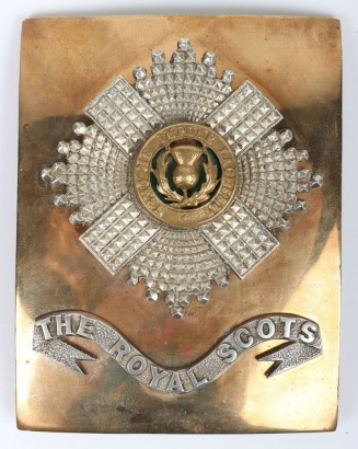 * The Royal Scots Officers Shoulder Belt Plate