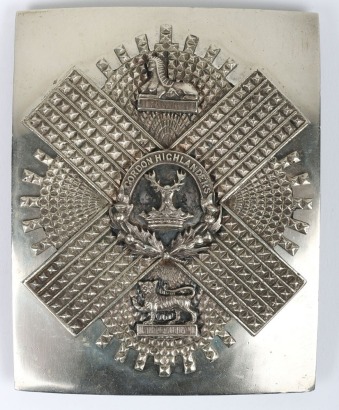 * Gordon Highlanders Volunteer Battalion Officers Shoulder Belt Plate